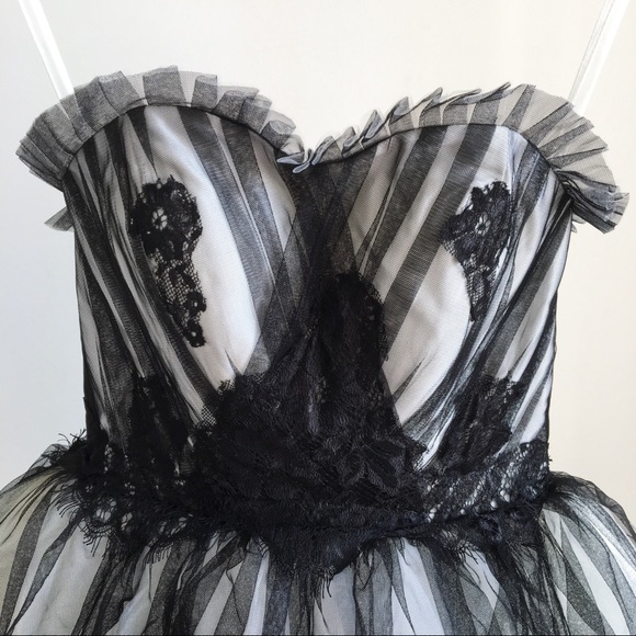 Strapless Hi-Lo Gown - Picture 4 of 10